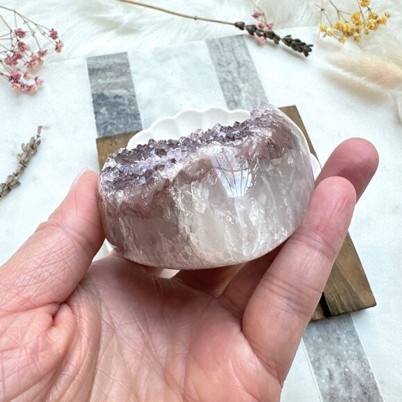 Gorgeous Amethyst Heart Cluster - Picture 6 of 8